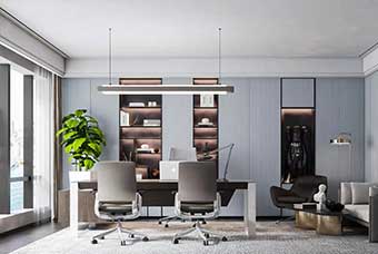 海东轻奢风格-书房