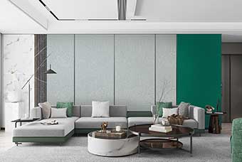 海东轻奢风格-客厅