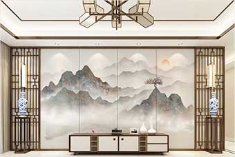 海东森佰汇航空纤维（山水画系列）