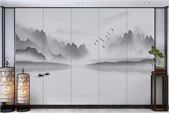 海东森佰汇航空纤维（山水画系列）