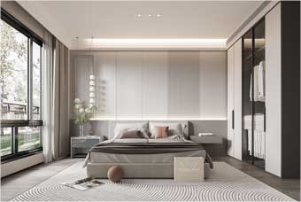 海东卧室空间案例